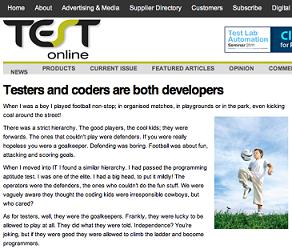 testers and coders are both developers